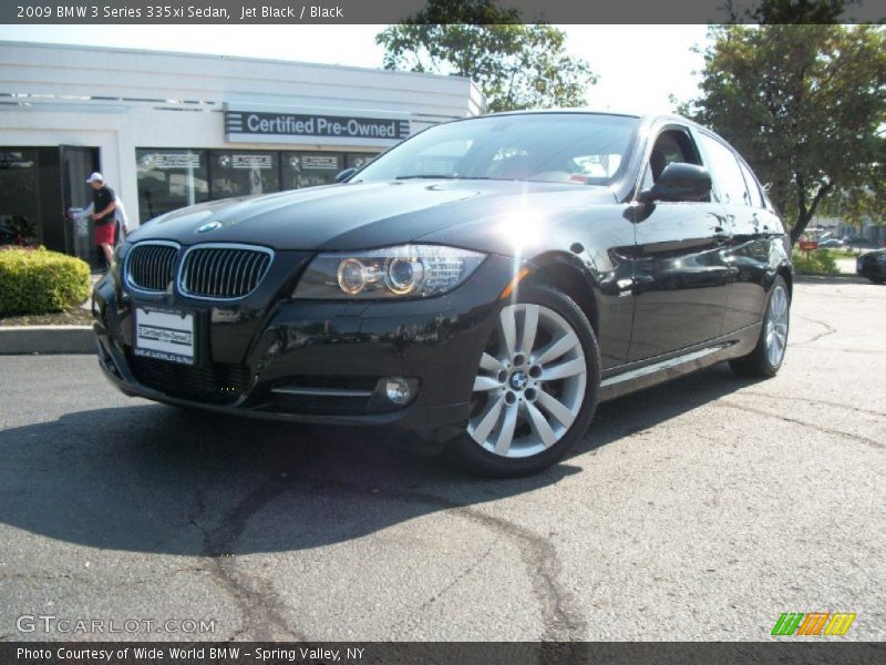 Jet Black / Black 2009 BMW 3 Series 335xi Sedan
