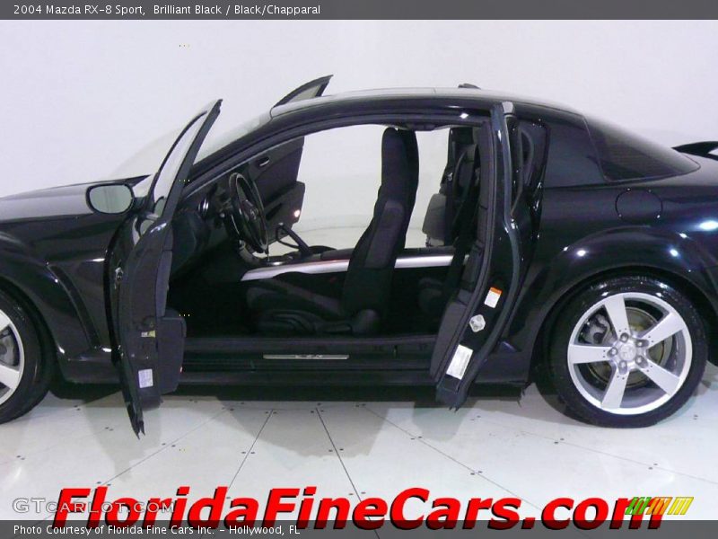 Brilliant Black / Black/Chapparal 2004 Mazda RX-8 Sport