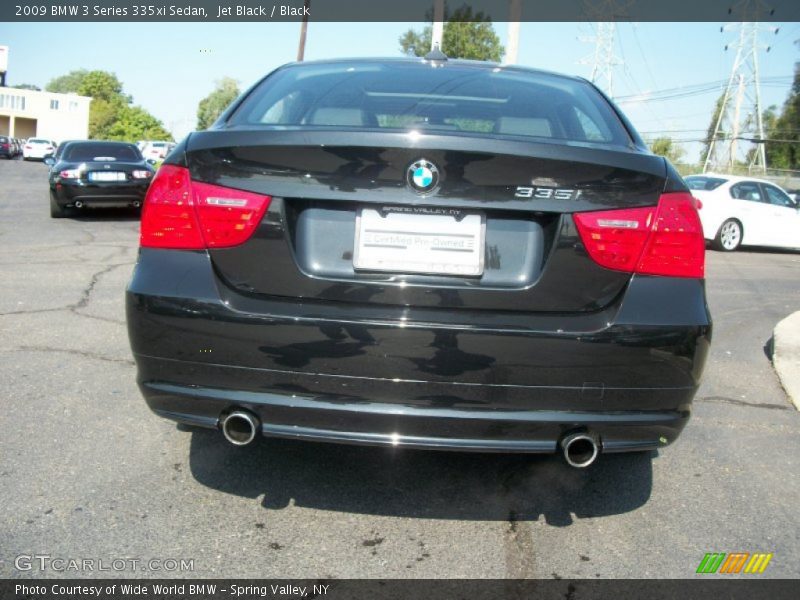 Jet Black / Black 2009 BMW 3 Series 335xi Sedan