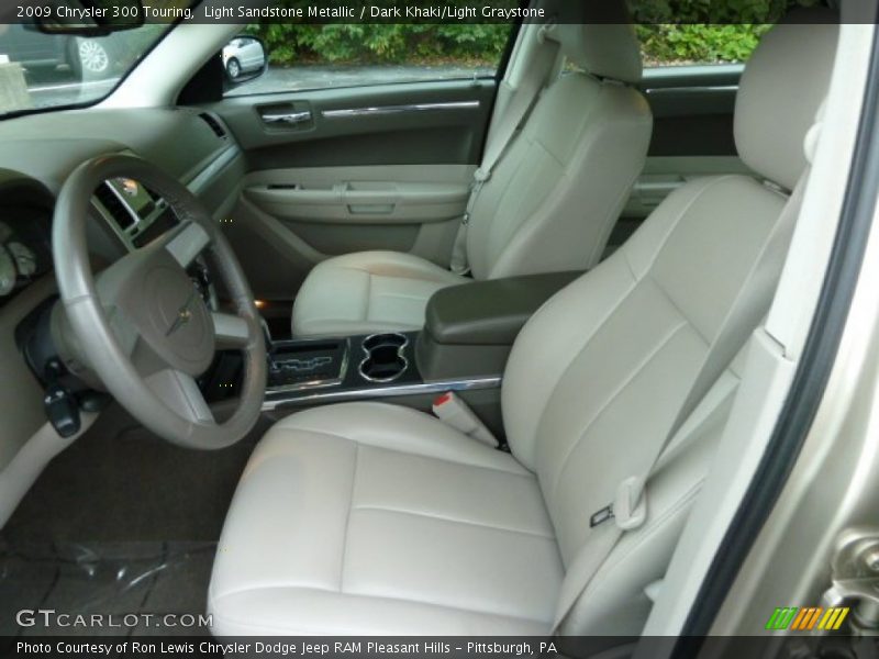 Light Sandstone Metallic / Dark Khaki/Light Graystone 2009 Chrysler 300 Touring