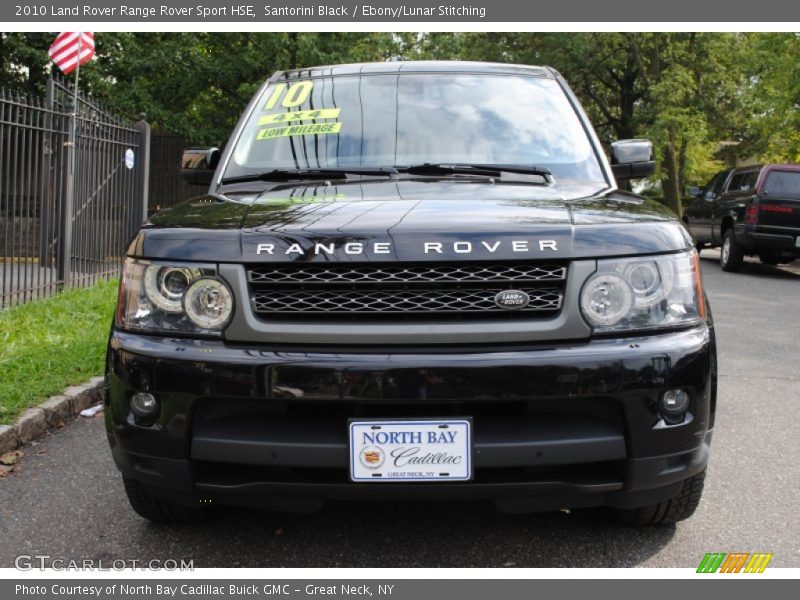 Santorini Black / Ebony/Lunar Stitching 2010 Land Rover Range Rover Sport HSE