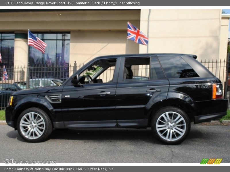 Santorini Black / Ebony/Lunar Stitching 2010 Land Rover Range Rover Sport HSE