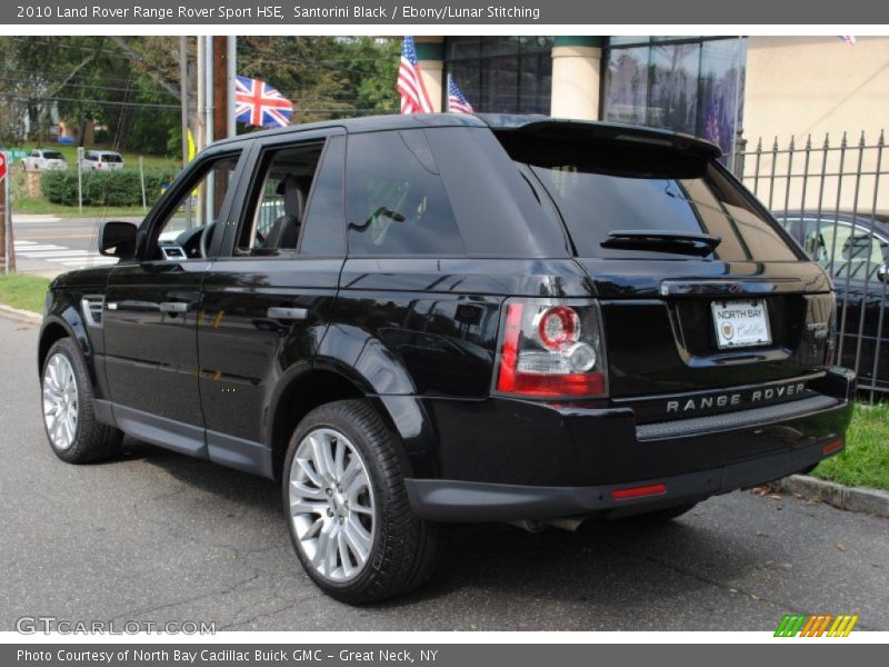 Santorini Black / Ebony/Lunar Stitching 2010 Land Rover Range Rover Sport HSE