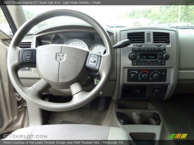 Dashboard of 2007 Dakota SLT Quad Cab 4x4