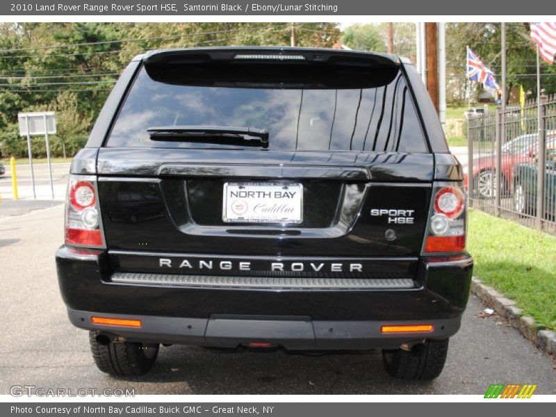 Santorini Black / Ebony/Lunar Stitching 2010 Land Rover Range Rover Sport HSE