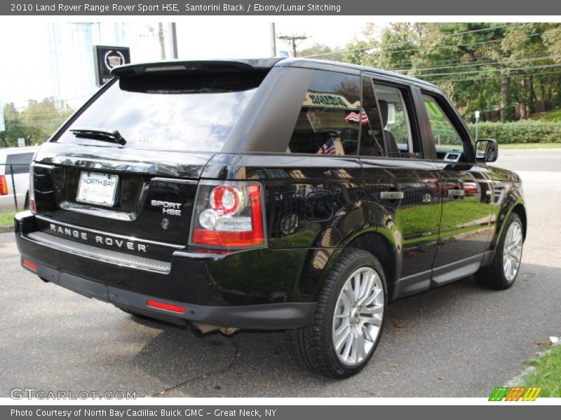 Santorini Black / Ebony/Lunar Stitching 2010 Land Rover Range Rover Sport HSE