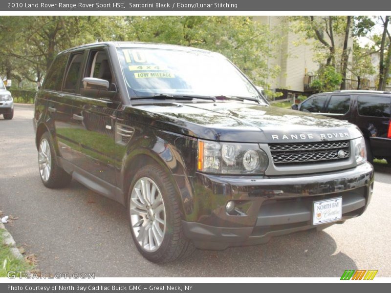 Santorini Black / Ebony/Lunar Stitching 2010 Land Rover Range Rover Sport HSE