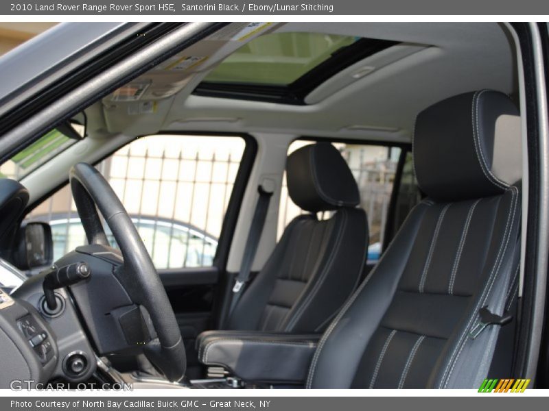 Santorini Black / Ebony/Lunar Stitching 2010 Land Rover Range Rover Sport HSE