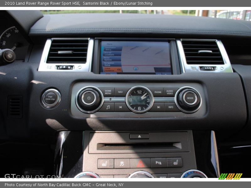 Santorini Black / Ebony/Lunar Stitching 2010 Land Rover Range Rover Sport HSE