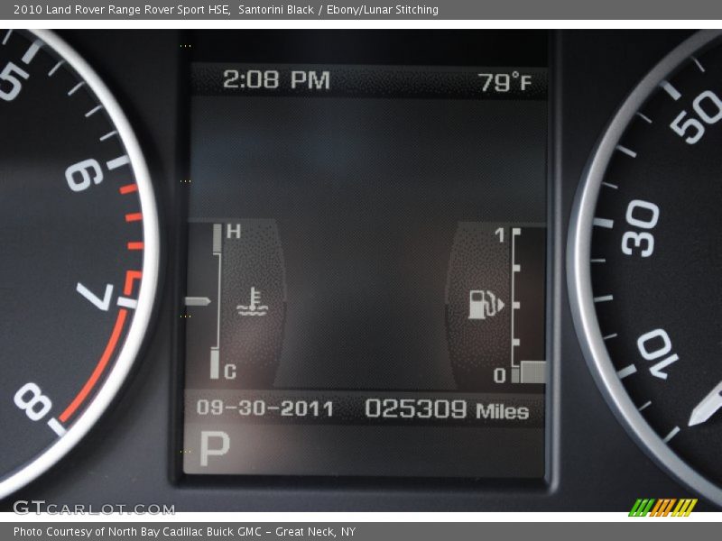 Santorini Black / Ebony/Lunar Stitching 2010 Land Rover Range Rover Sport HSE