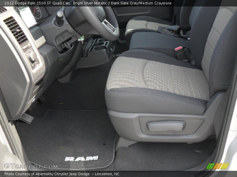  2012 Ram 1500 ST Quad Cab Dark Slate Gray/Medium Graystone Interior