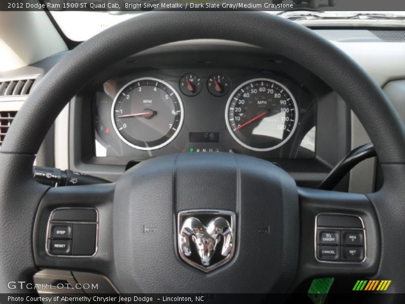  2012 Ram 1500 ST Quad Cab Steering Wheel