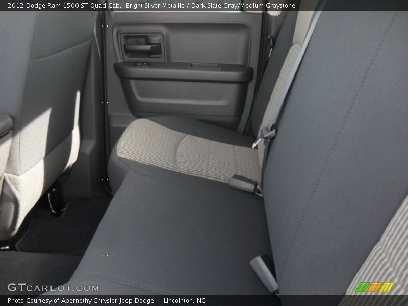 Bright Silver Metallic / Dark Slate Gray/Medium Graystone 2012 Dodge Ram 1500 ST Quad Cab
