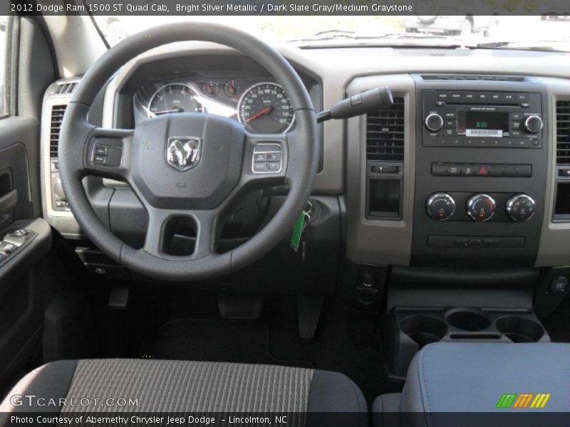 Dashboard of 2012 Ram 1500 ST Quad Cab
