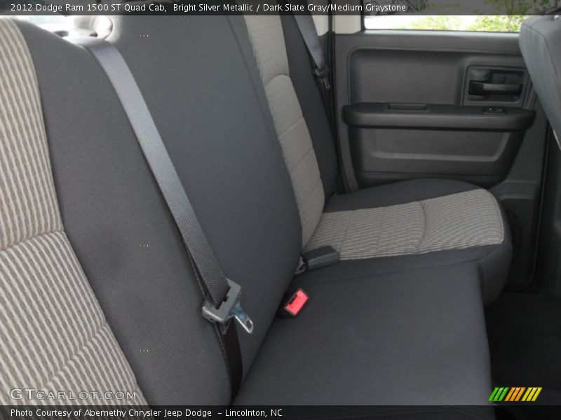 Bright Silver Metallic / Dark Slate Gray/Medium Graystone 2012 Dodge Ram 1500 ST Quad Cab