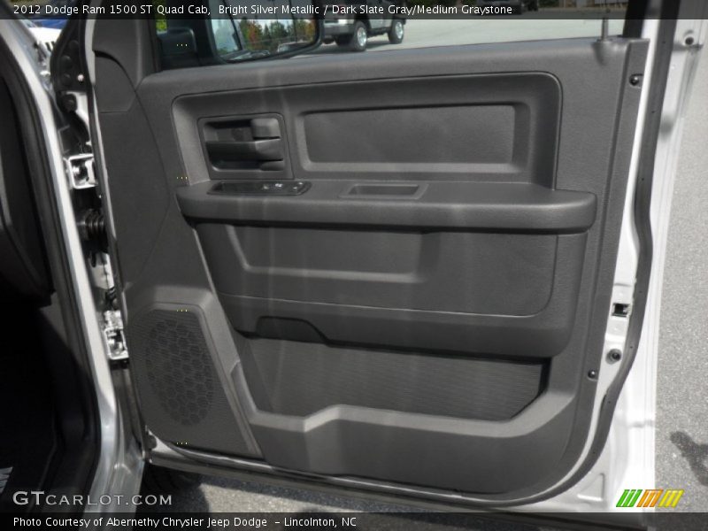 Bright Silver Metallic / Dark Slate Gray/Medium Graystone 2012 Dodge Ram 1500 ST Quad Cab