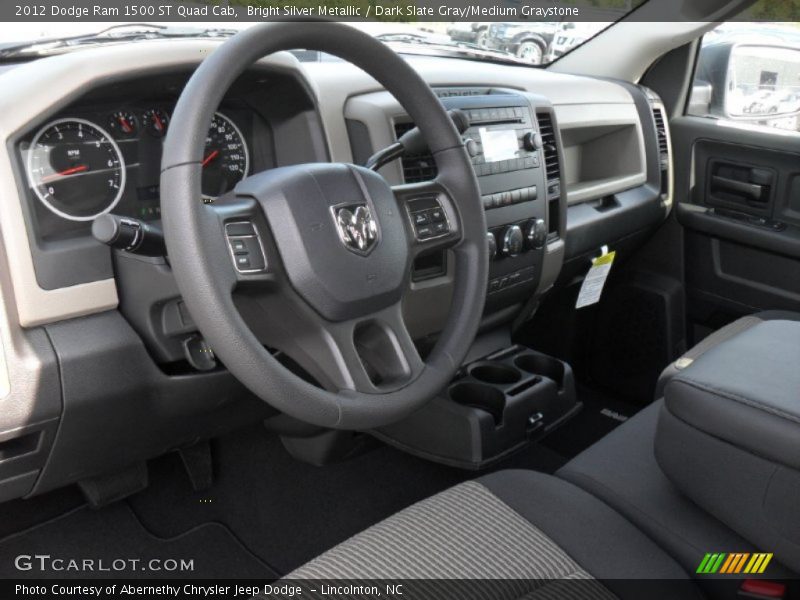  2012 Ram 1500 ST Quad Cab Dark Slate Gray/Medium Graystone Interior