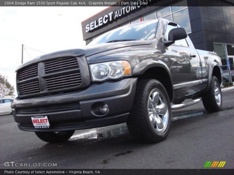 Graphite Metallic / Dark Slate Gray 2004 Dodge Ram 1500 Sport Regular Cab 4x4