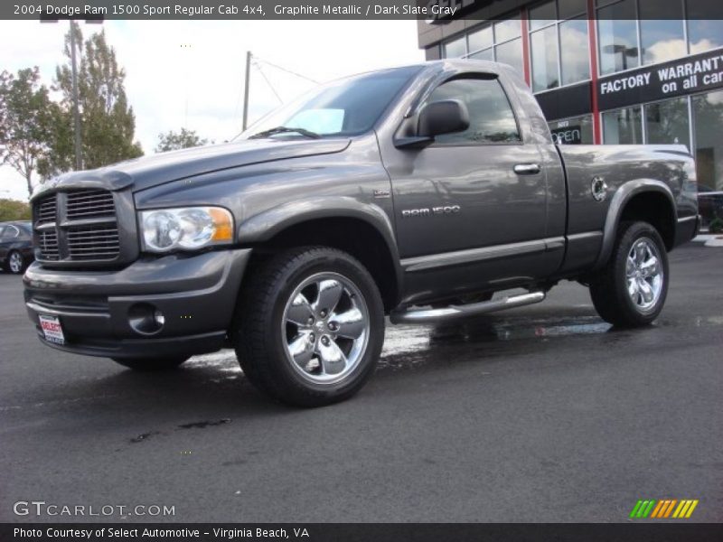 Graphite Metallic / Dark Slate Gray 2004 Dodge Ram 1500 Sport Regular Cab 4x4