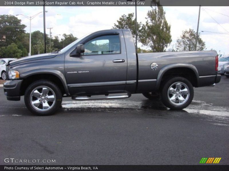 Graphite Metallic / Dark Slate Gray 2004 Dodge Ram 1500 Sport Regular Cab 4x4
