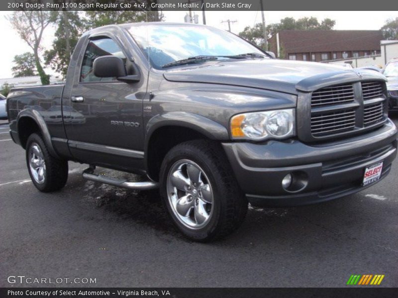 Graphite Metallic / Dark Slate Gray 2004 Dodge Ram 1500 Sport Regular Cab 4x4