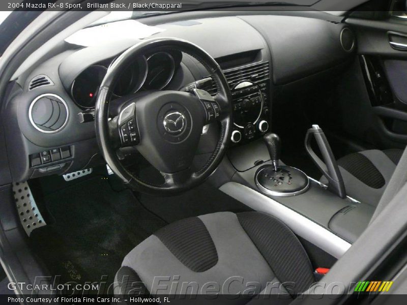 Brilliant Black / Black/Chapparal 2004 Mazda RX-8 Sport