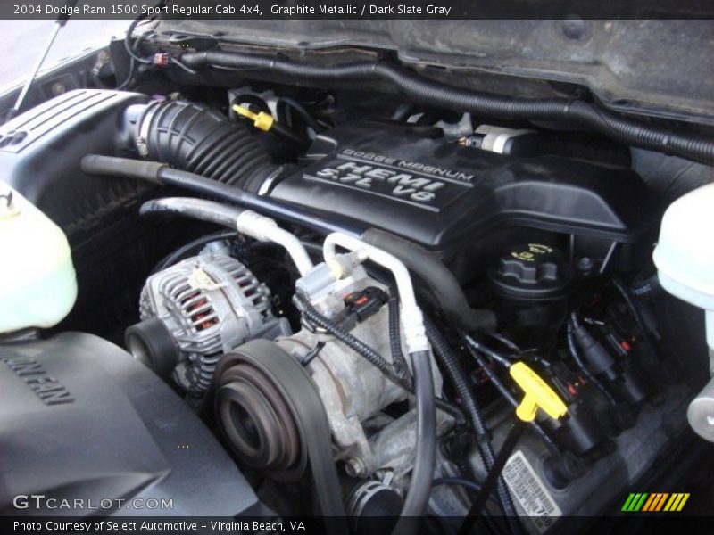 Graphite Metallic / Dark Slate Gray 2004 Dodge Ram 1500 Sport Regular Cab 4x4