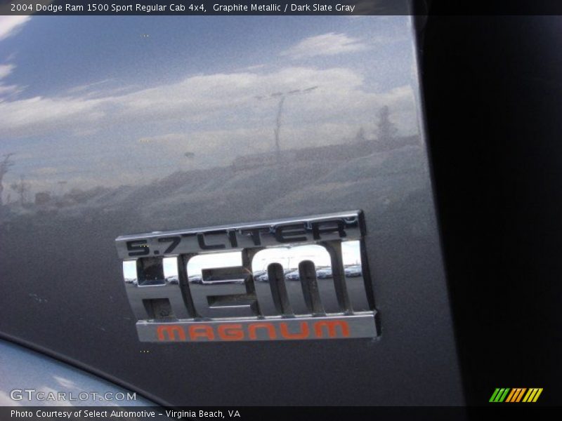 Graphite Metallic / Dark Slate Gray 2004 Dodge Ram 1500 Sport Regular Cab 4x4