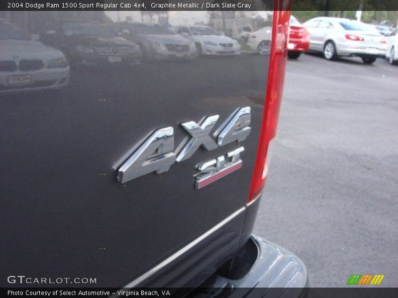 Graphite Metallic / Dark Slate Gray 2004 Dodge Ram 1500 Sport Regular Cab 4x4
