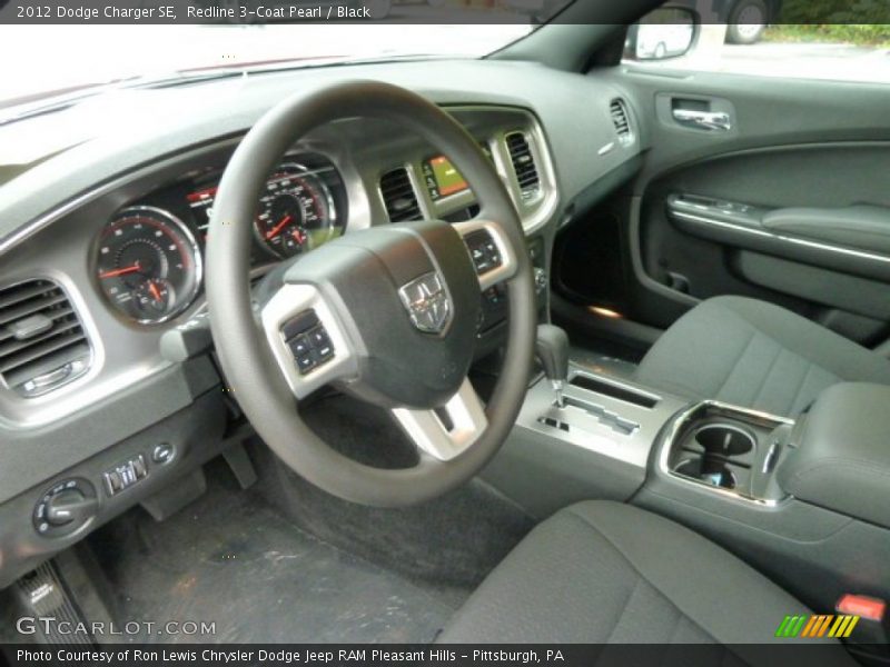 Black Interior - 2012 Charger SE 