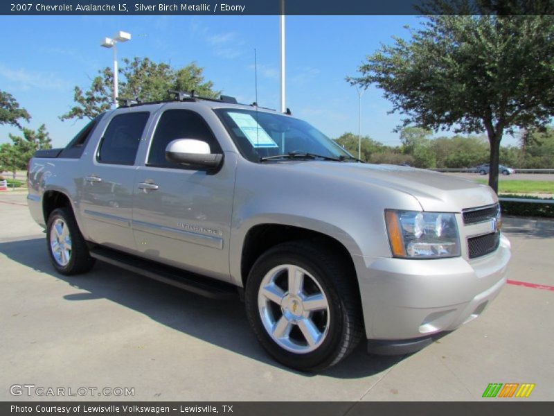 Silver Birch Metallic / Ebony 2007 Chevrolet Avalanche LS