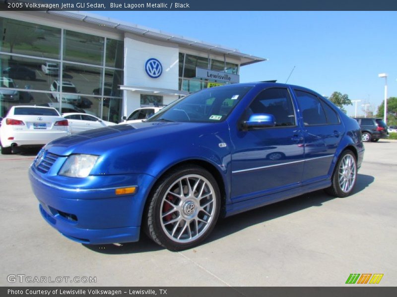 Blue Lagoon Metallic / Black 2005 Volkswagen Jetta GLI Sedan