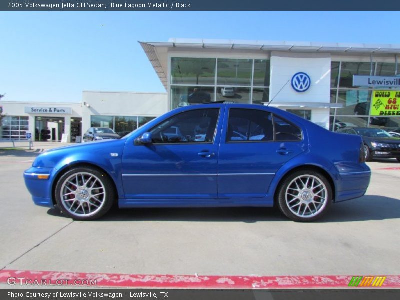 Blue Lagoon Metallic / Black 2005 Volkswagen Jetta GLI Sedan