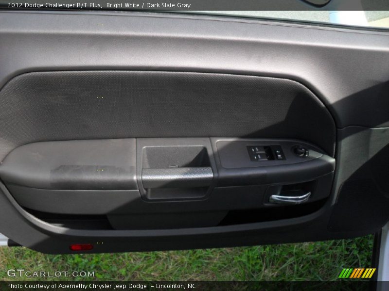 Bright White / Dark Slate Gray 2012 Dodge Challenger R/T Plus