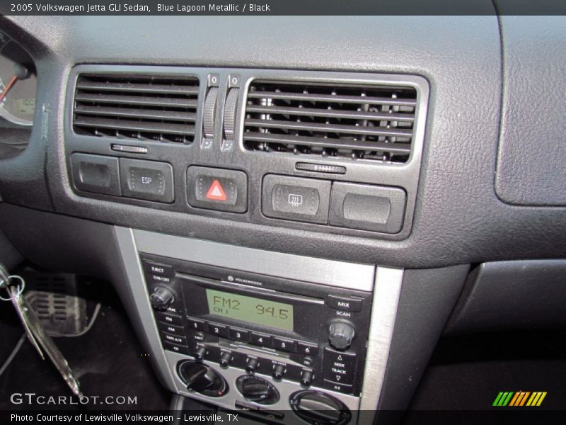 Blue Lagoon Metallic / Black 2005 Volkswagen Jetta GLI Sedan