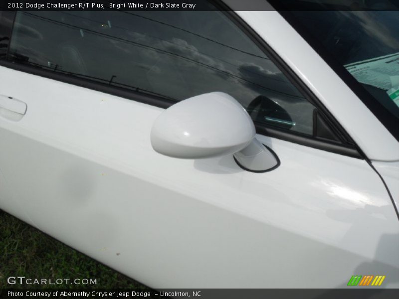 Bright White / Dark Slate Gray 2012 Dodge Challenger R/T Plus