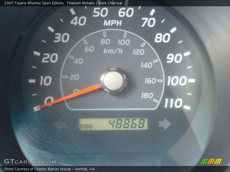 Titanium Metallic / Dark Charcoal 2007 Toyota 4Runner Sport Edition
