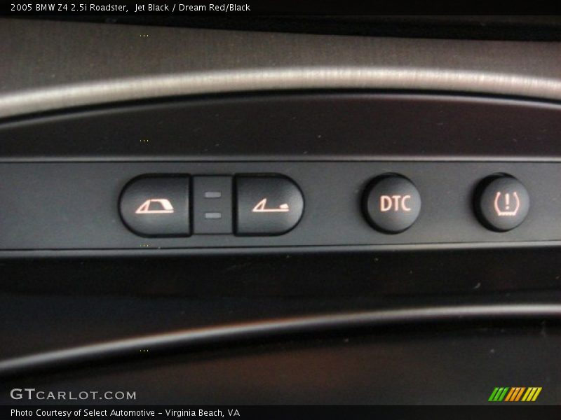 Jet Black / Dream Red/Black 2005 BMW Z4 2.5i Roadster