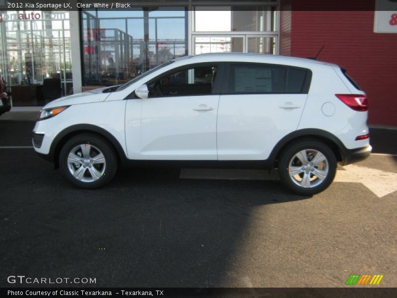  2012 Sportage LX Clear White