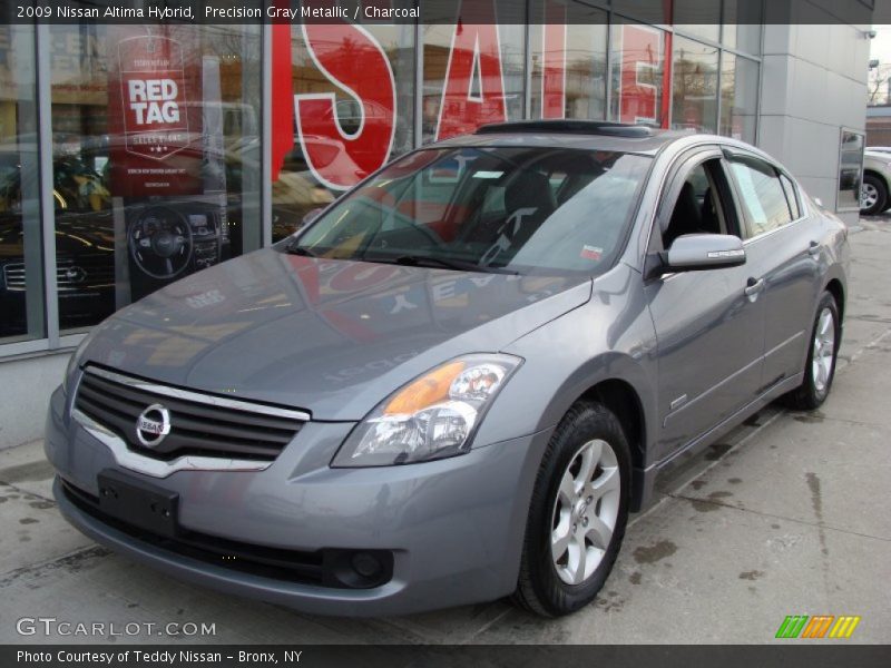 Precision Gray Metallic / Charcoal 2009 Nissan Altima Hybrid