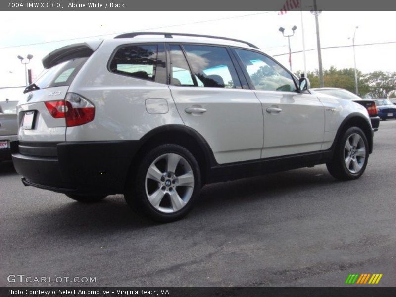 Alpine White / Black 2004 BMW X3 3.0i