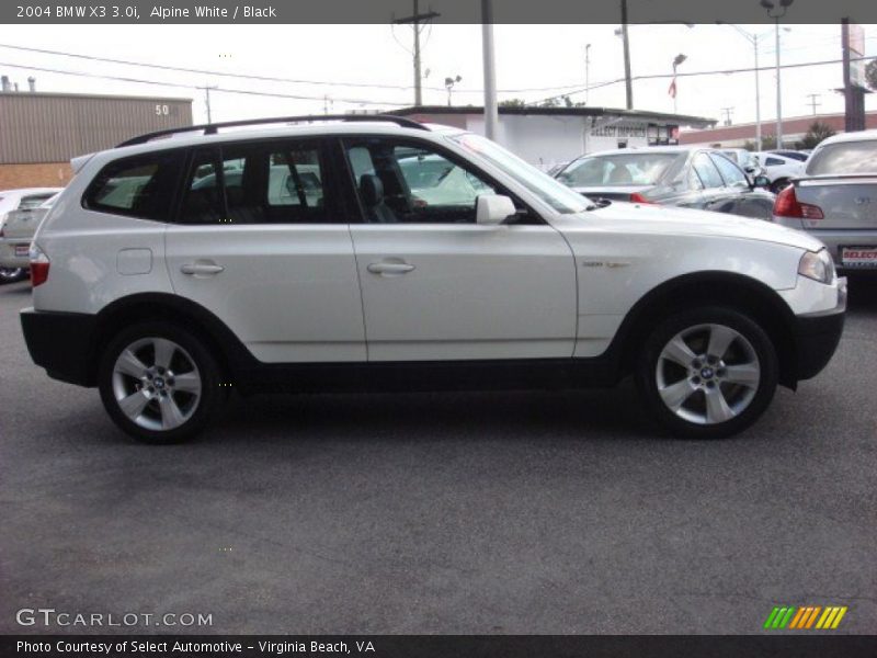 Alpine White / Black 2004 BMW X3 3.0i