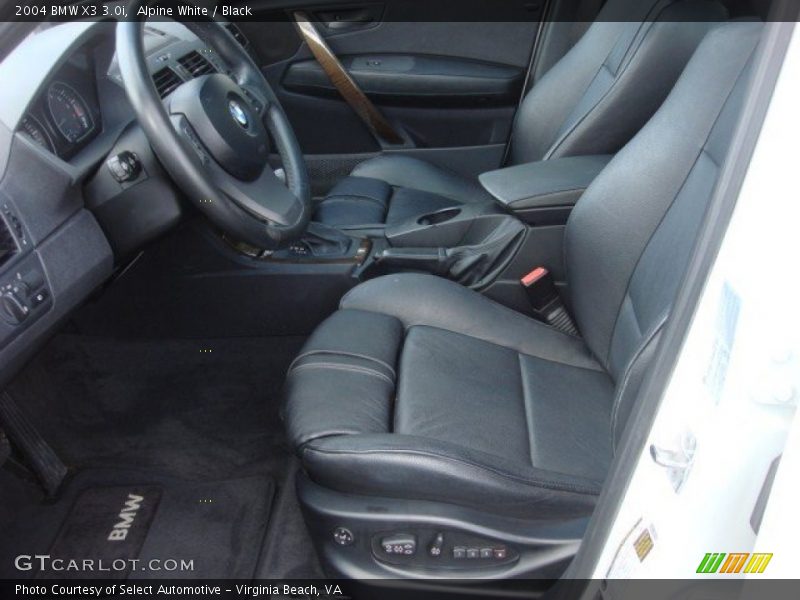 Alpine White / Black 2004 BMW X3 3.0i