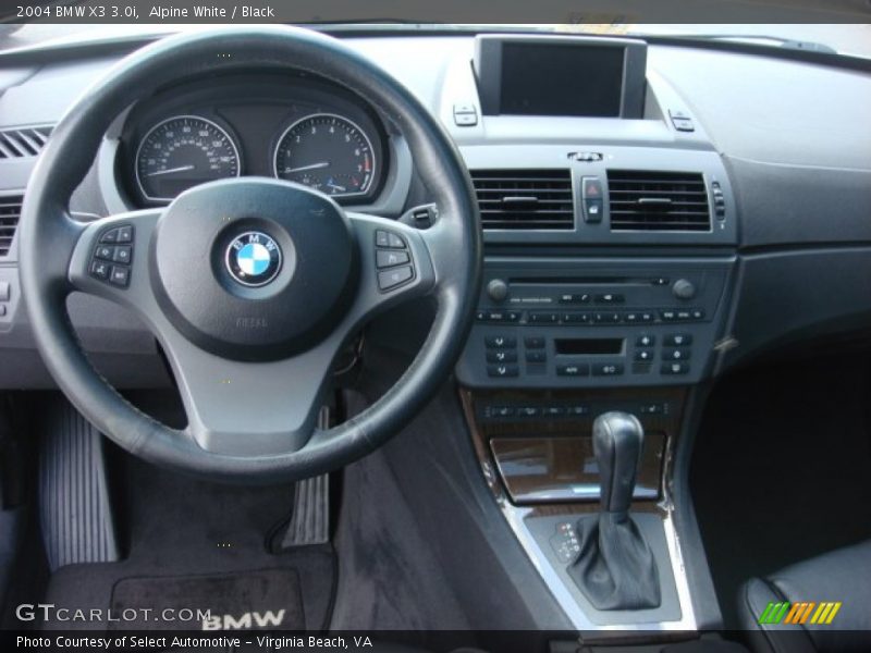 Alpine White / Black 2004 BMW X3 3.0i