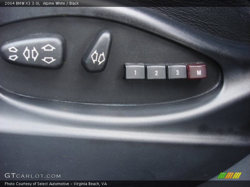 Alpine White / Black 2004 BMW X3 3.0i