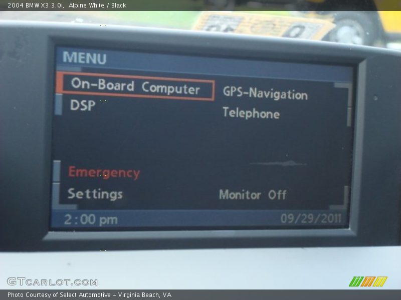 Alpine White / Black 2004 BMW X3 3.0i