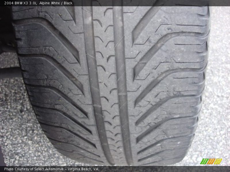 Alpine White / Black 2004 BMW X3 3.0i