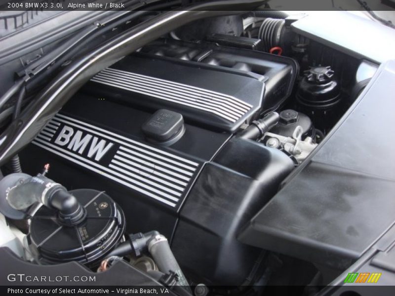 Alpine White / Black 2004 BMW X3 3.0i