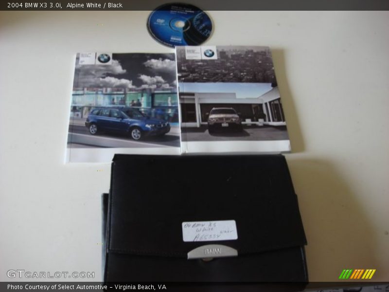Alpine White / Black 2004 BMW X3 3.0i