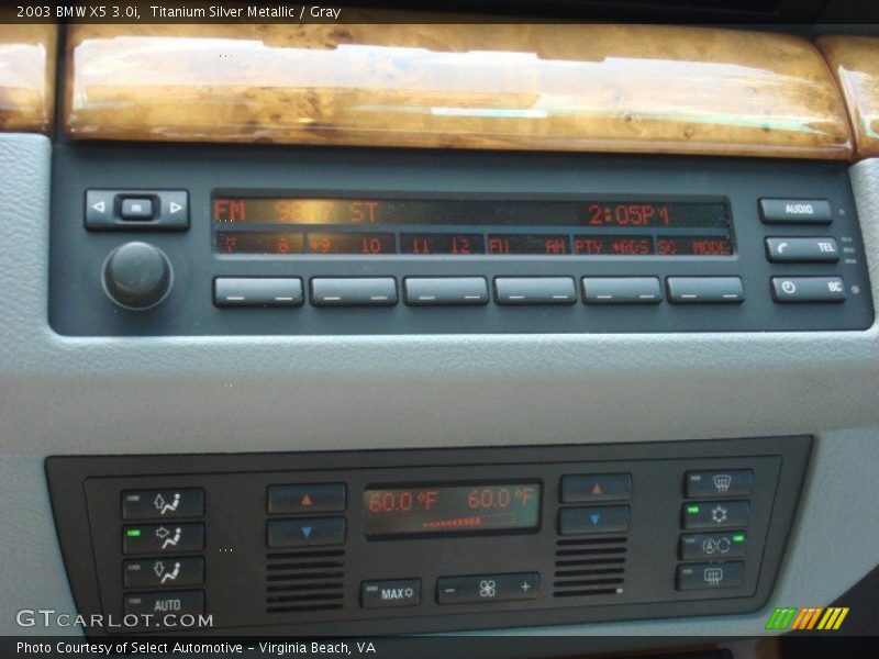 Titanium Silver Metallic / Gray 2003 BMW X5 3.0i